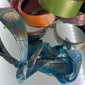 Headband with ponytail